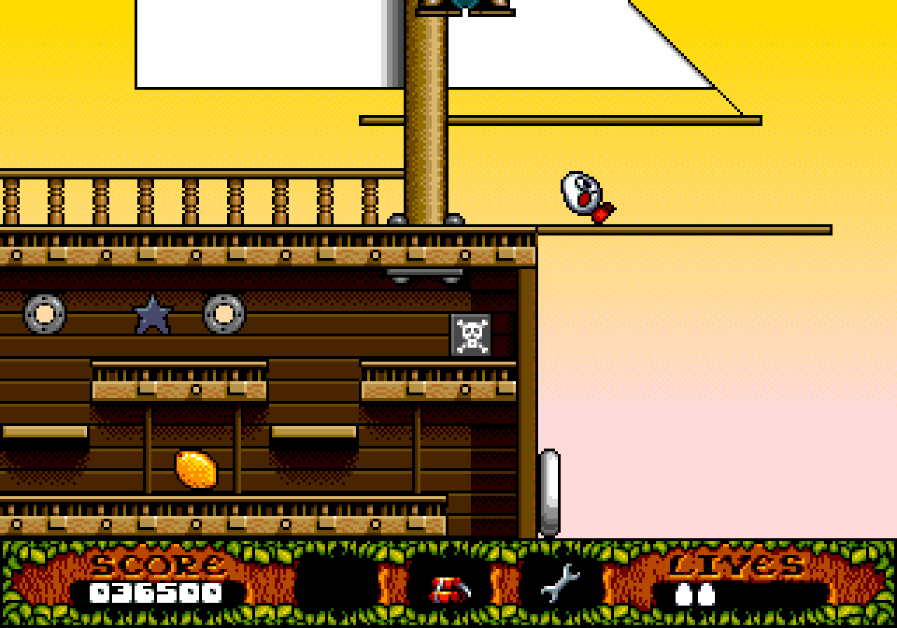 Walking the plank.